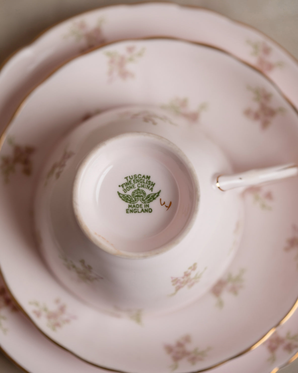 Tuscan Fine English Bone China Trio Set