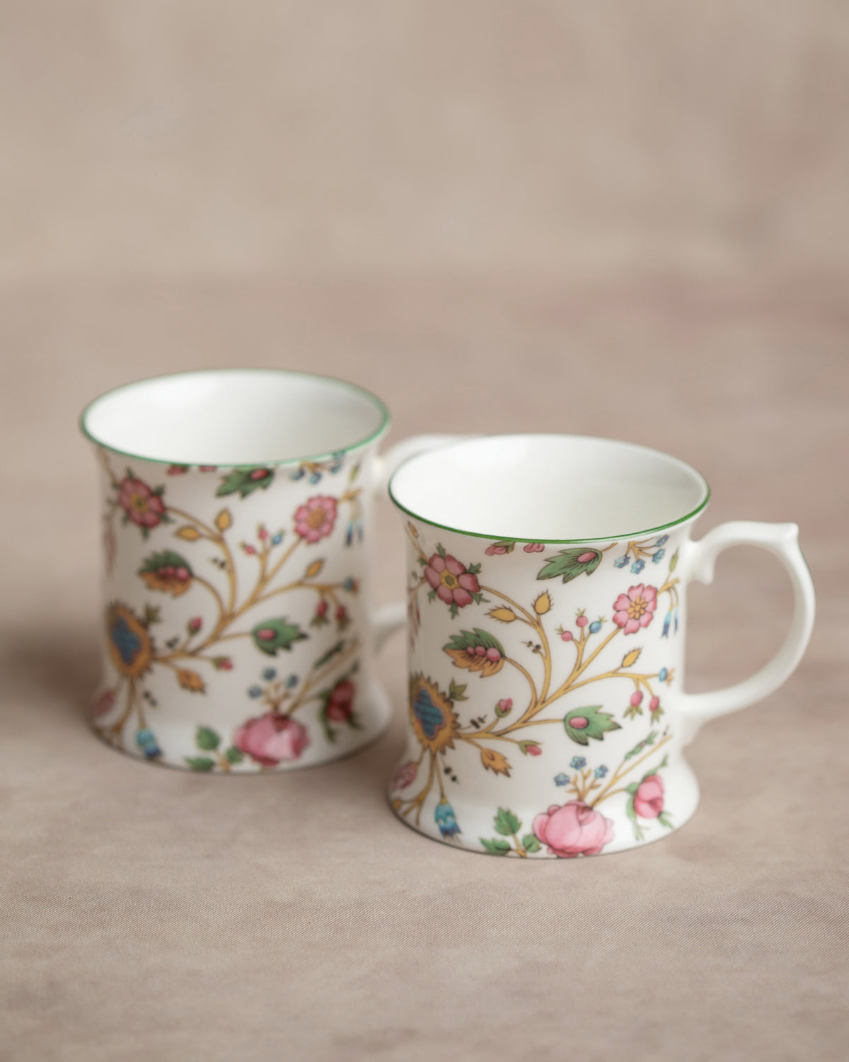 Royal Garden Staffordshire Bone China Mugs