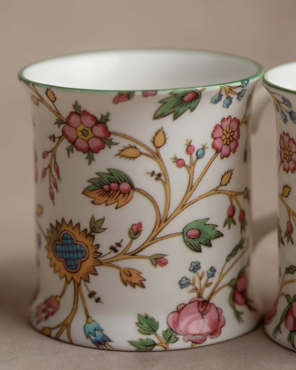 Royal Garden Staffordshire Bone China Mugs