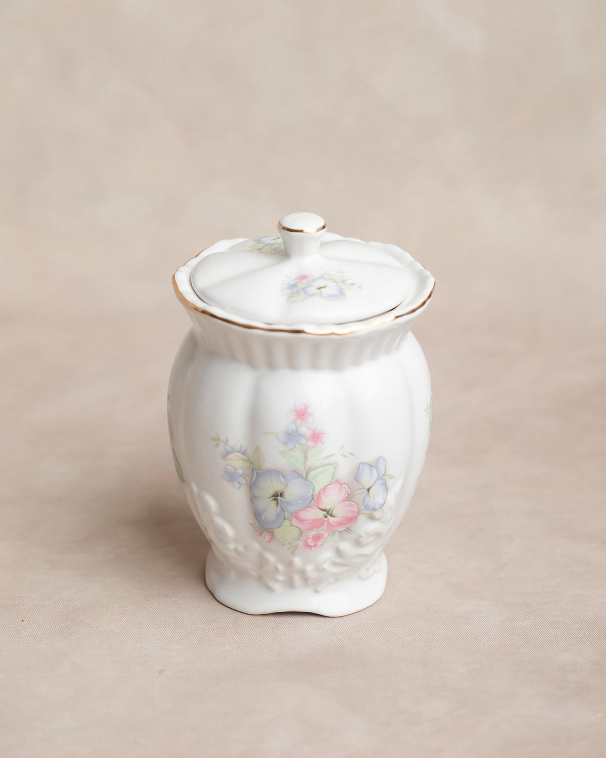 Maryleigh Pottery Floral Lidded Pot