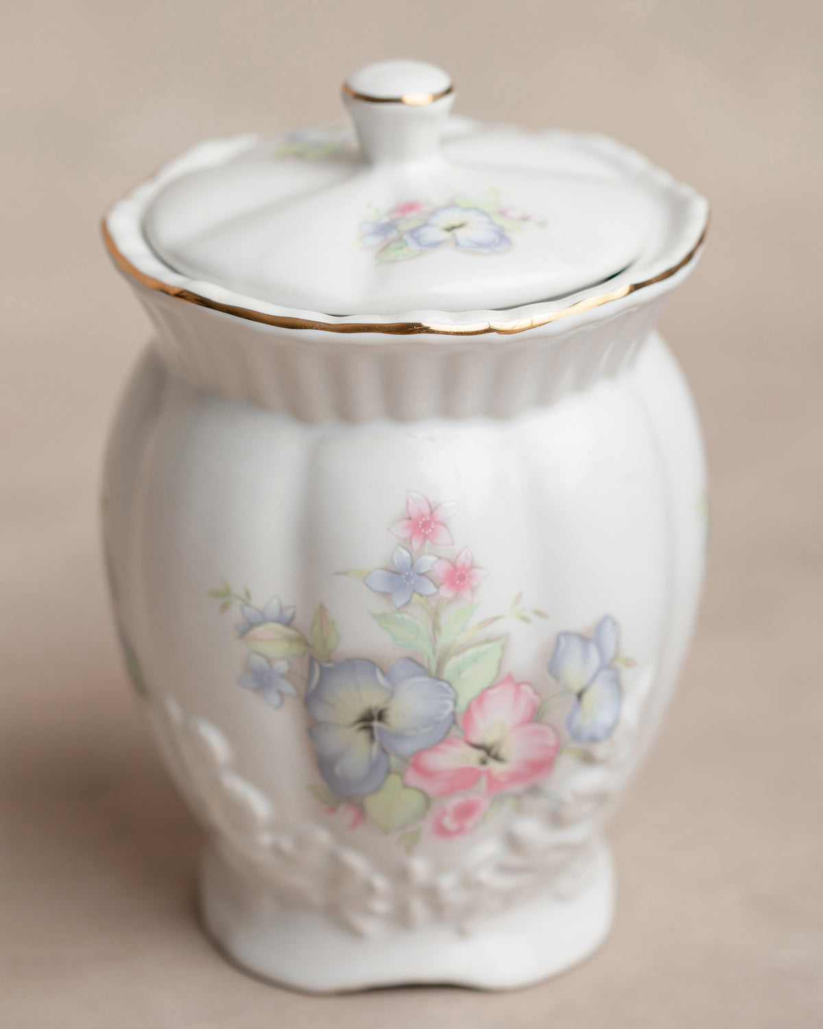 Maryleigh Pottery Floral Lidded Pot